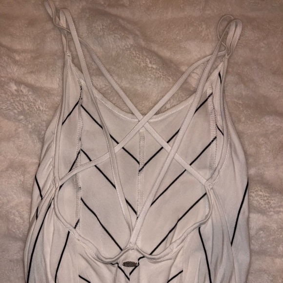 Chevron Cross-Back Romper - Picture 2 of 3
